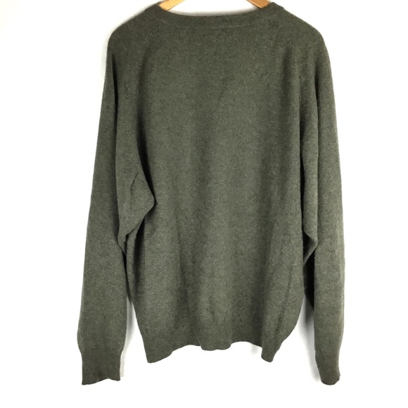 Daniel Bishop Men’s Cashmere V-Neck Sweater Sz XL - Picture 4 of 5